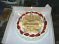 Le gâteau d'anniversaire pour ON5YZ, mais aussi pour F6AHM
